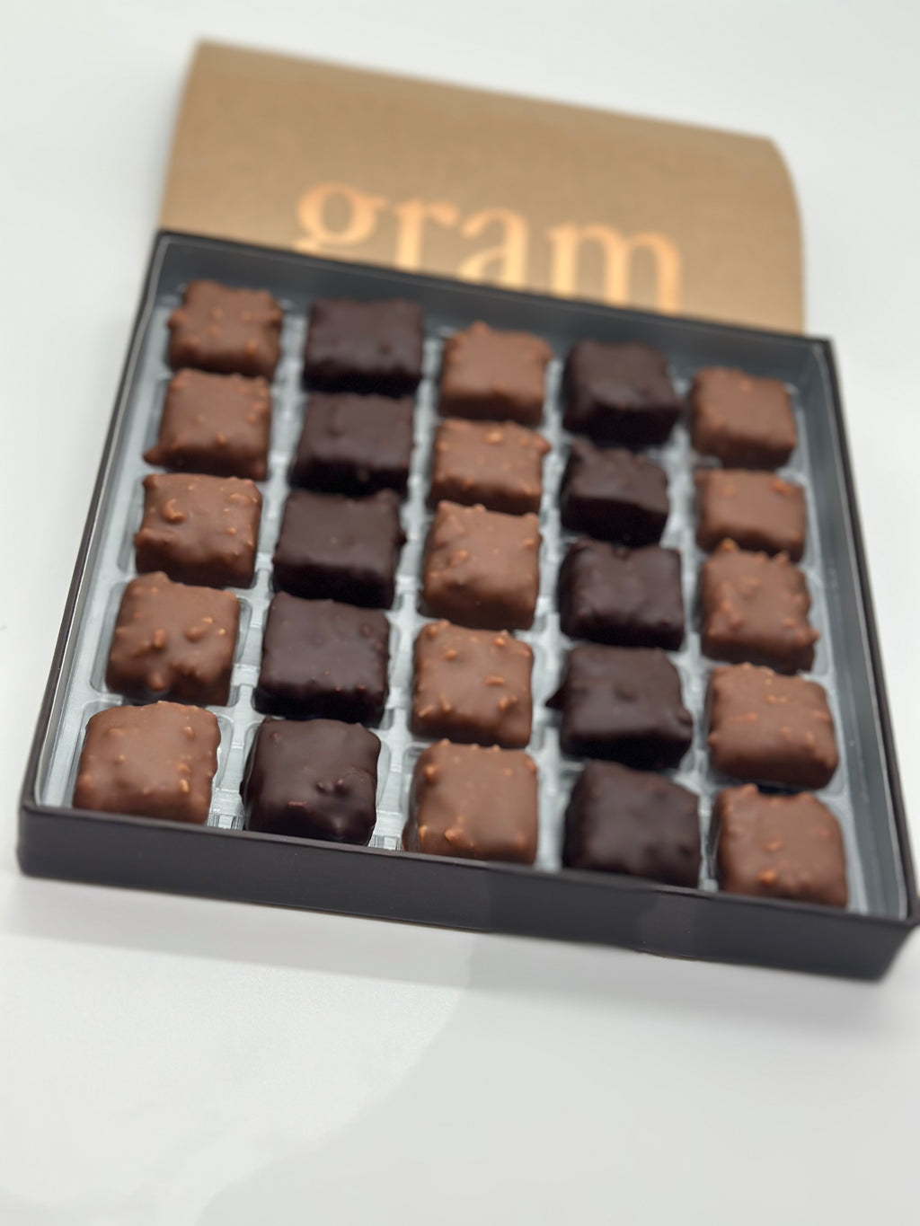 Boite 250g rochers lait et noir