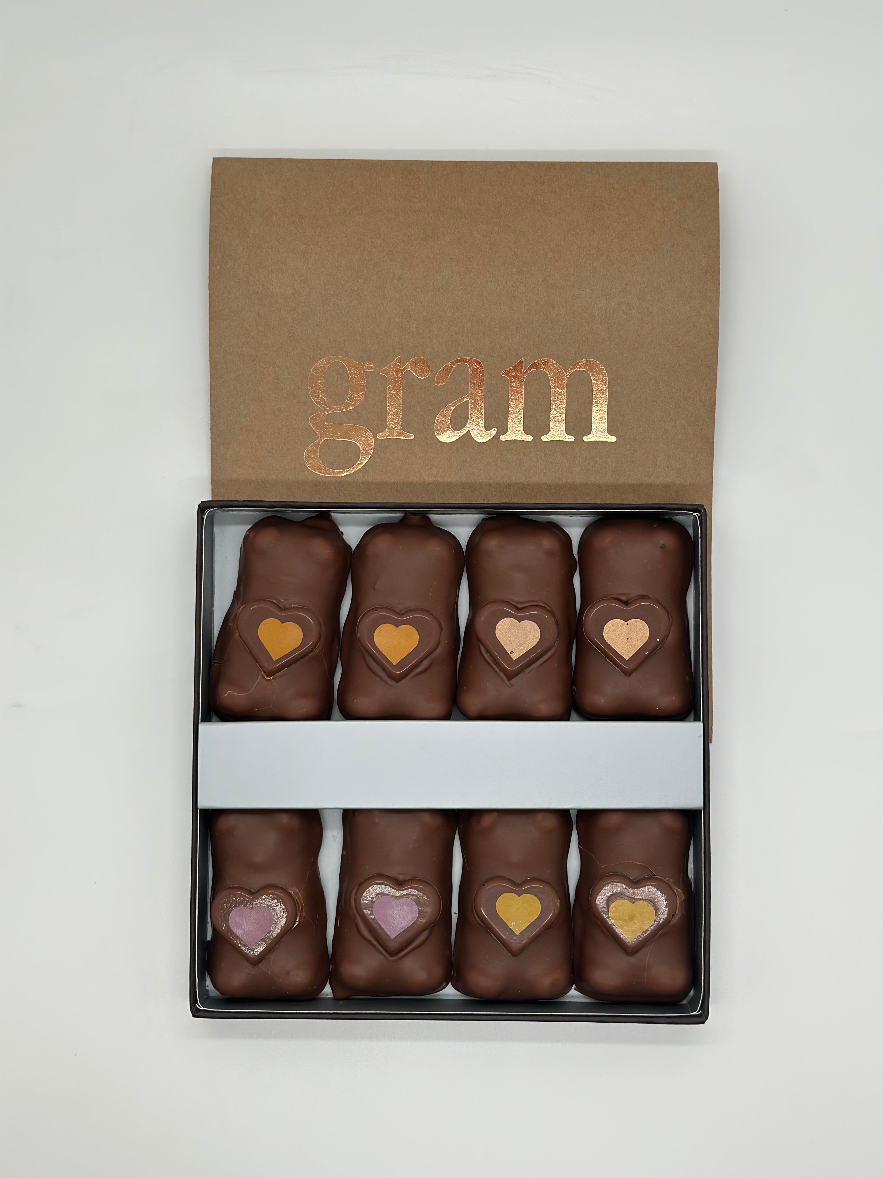 Boîtes oursons guimauves assorties