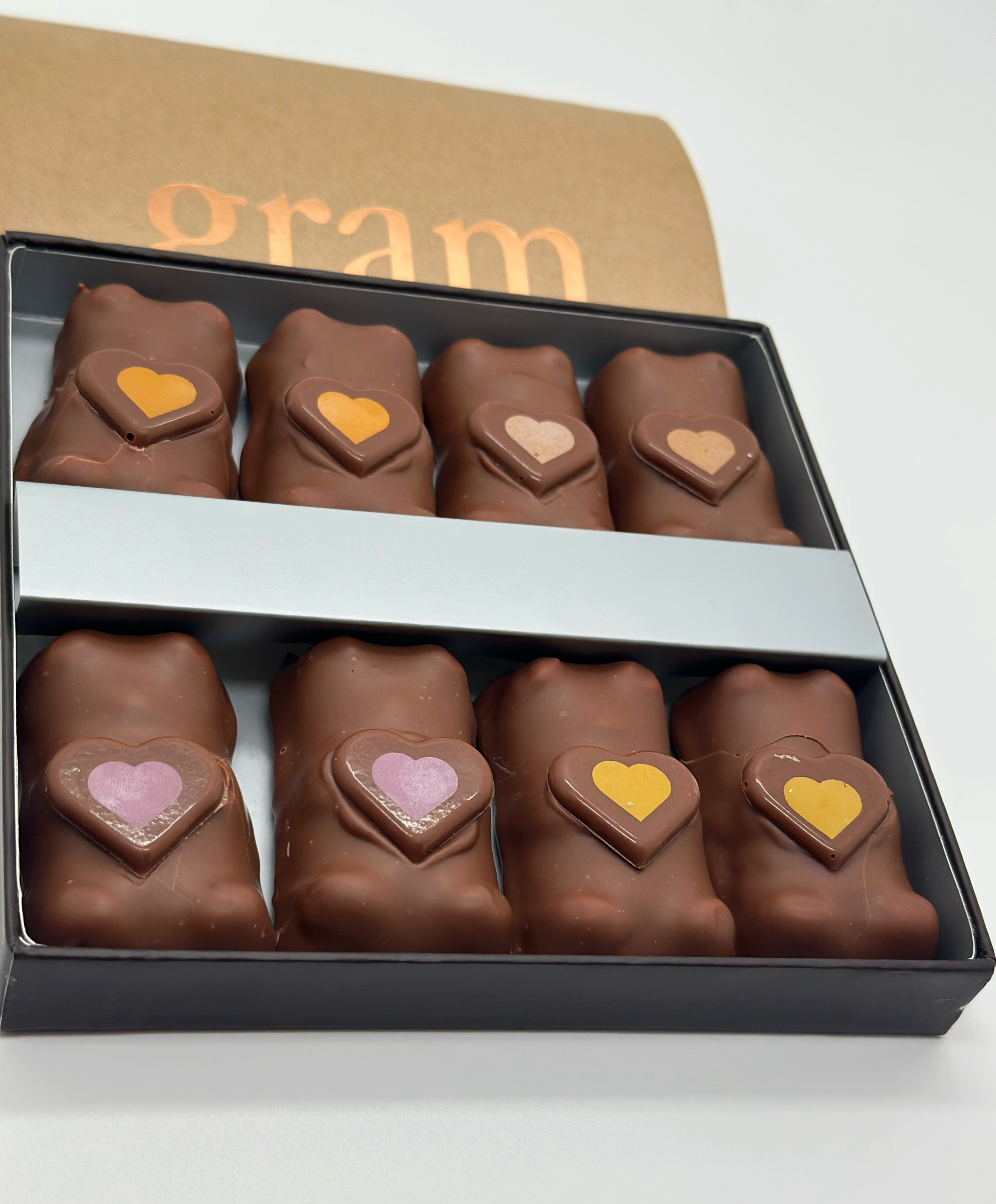 Boîtes oursons guimauves assorties